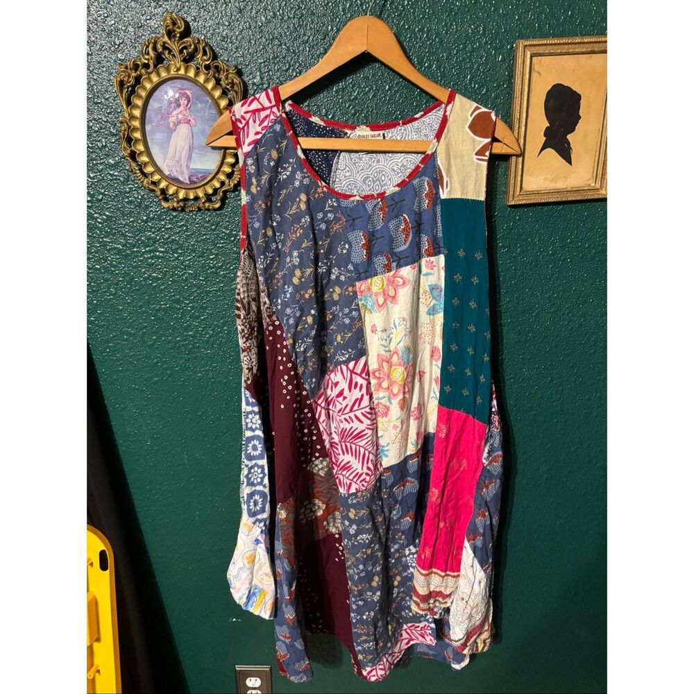 Ashley Taylor Patchwork Dress Boho Hippie Festival Women’s One Size